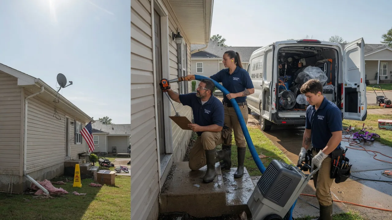Ceiling Water Damage Restoration in Poland, IN near me